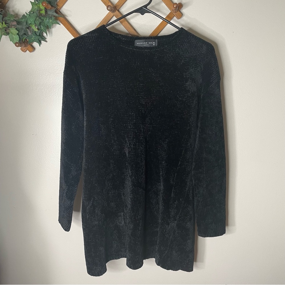 Vintage August Silk Knits soft tunic sweater